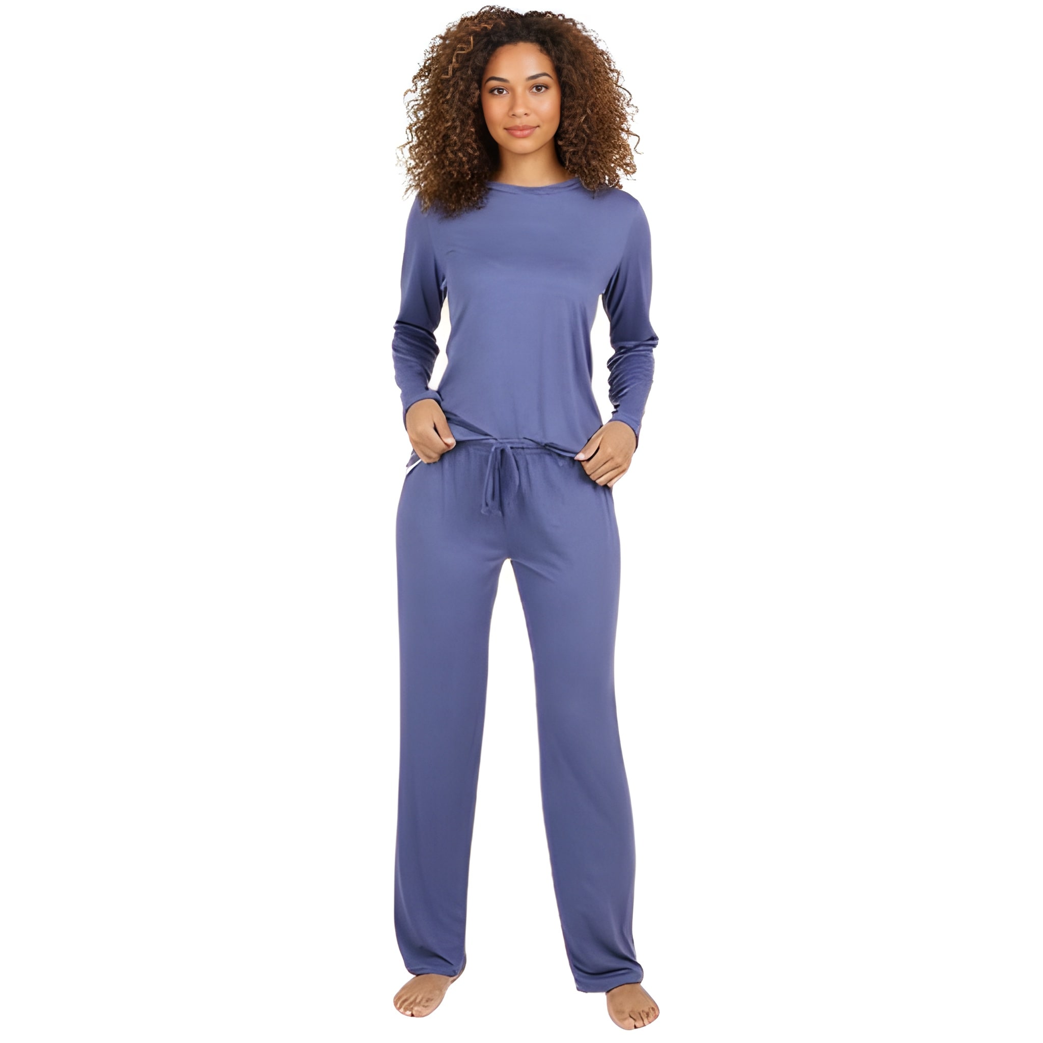 Women Pack Of 2 Long Sleeve Pajama Set