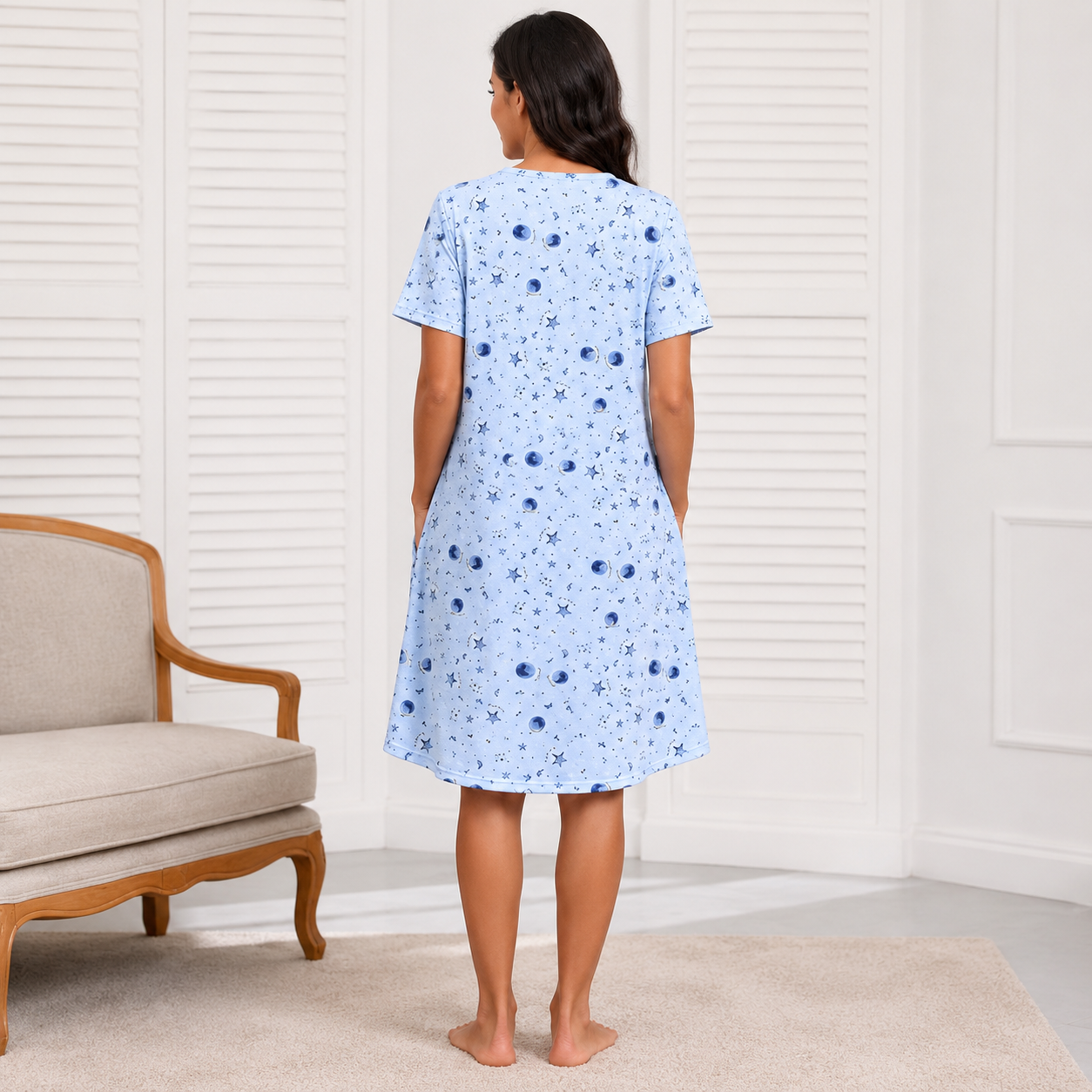 Knit Lightweight Robes With Zipper And Pockets For Women