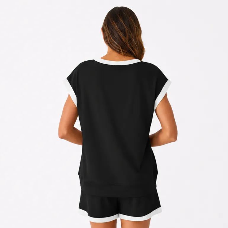 Matching Lounge Sets Clothing Spring Cap Sleeve Outfit For Women