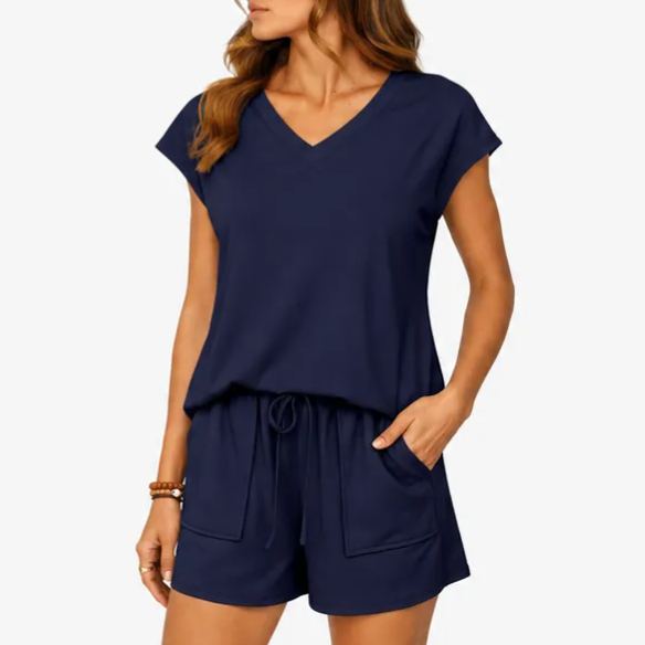 Matching Lounge Sets Clothing Spring Cap Sleeve Outfit For Women
