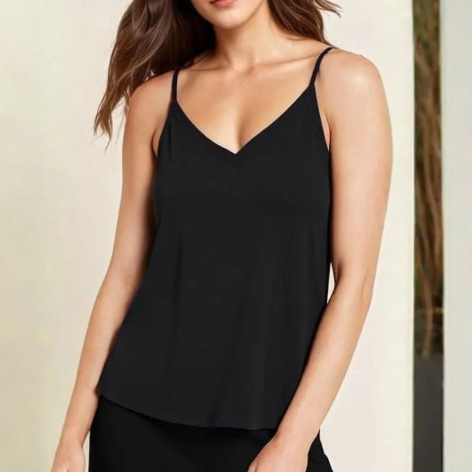 V Shaped Cami Pajamas Tank Tops