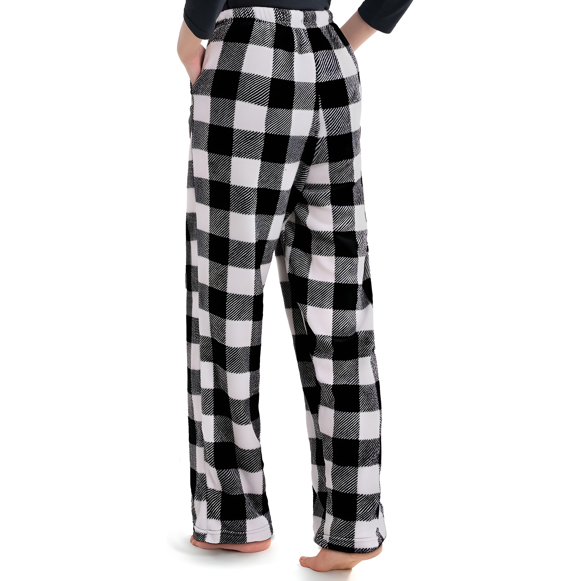 Holiday Print Pajama Pants With Drawstring