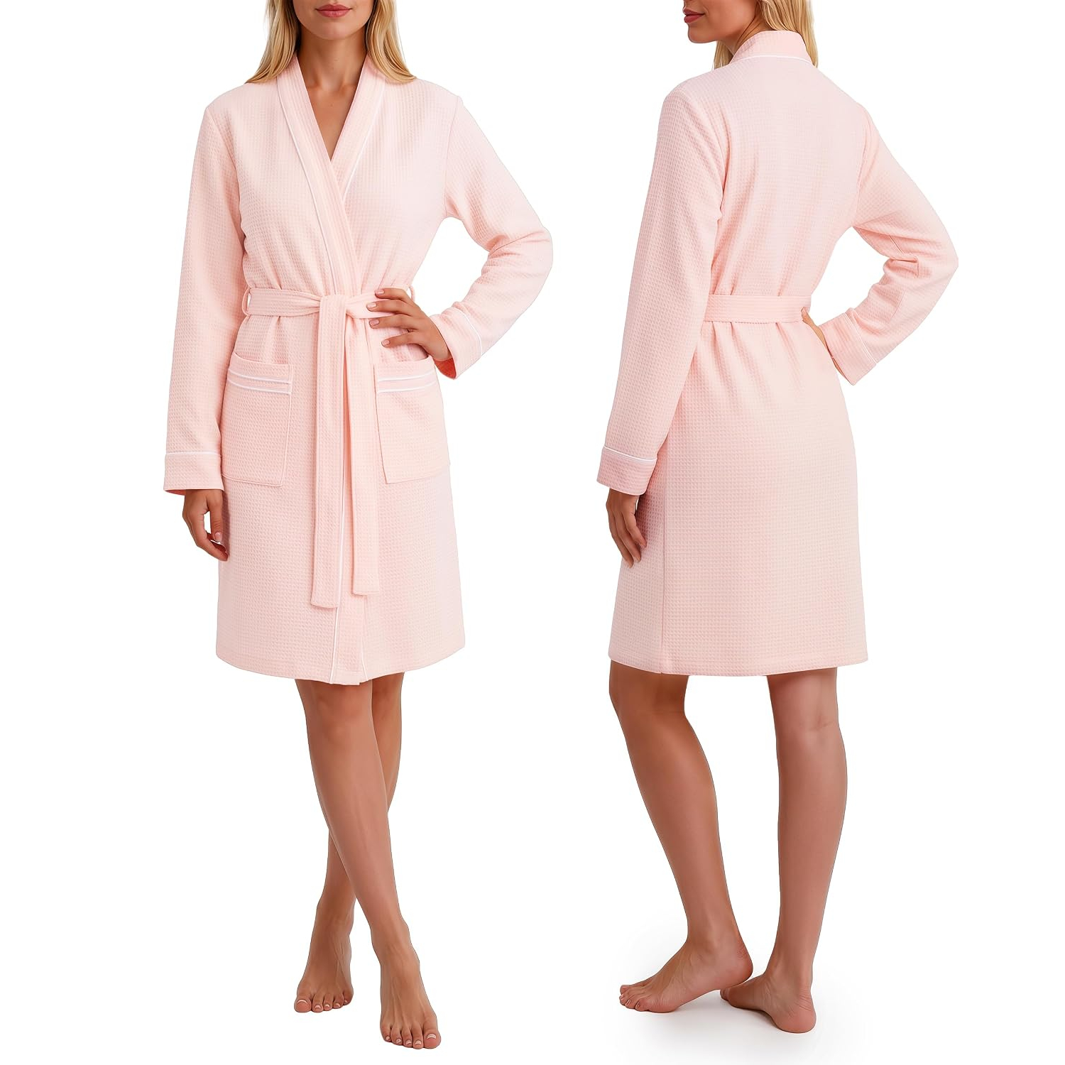 Soft Lightweight Waffle Robes for Women
