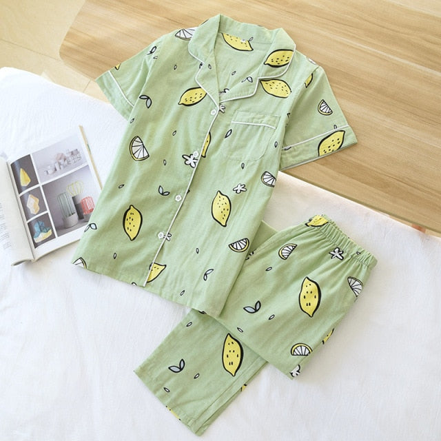 The Floral Fruit Original Pajamas-Original Pajamas