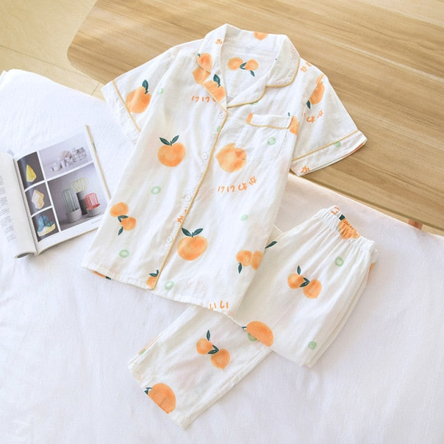 The Floral Fruit Original Pajamas-Original Pajamas