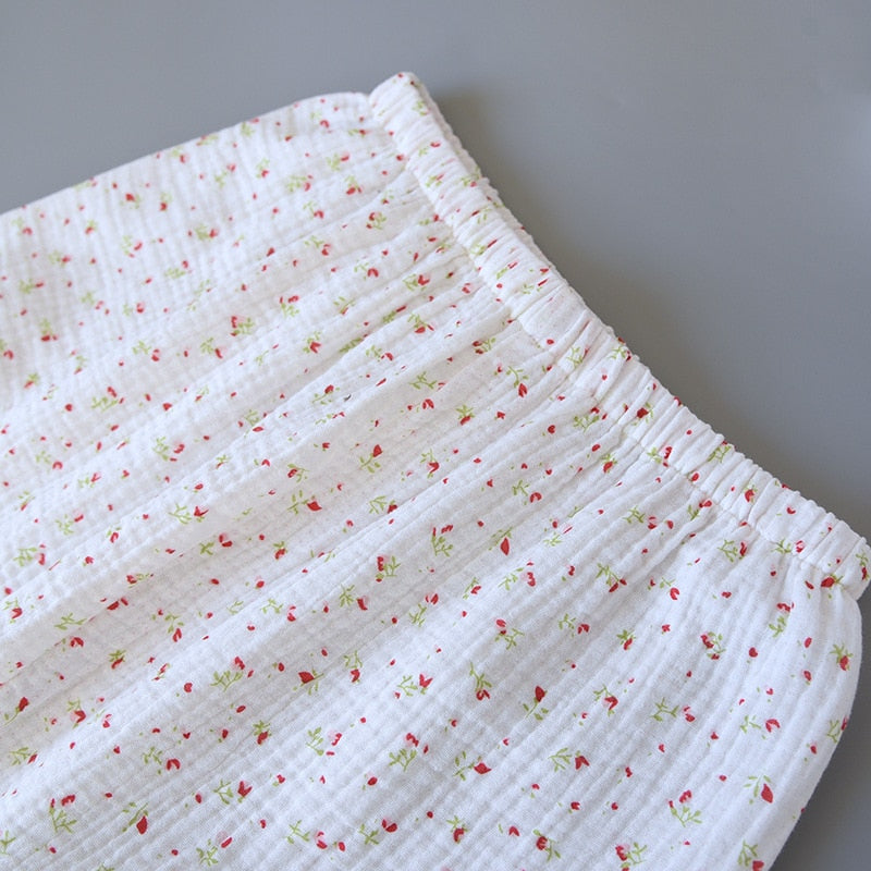 The Sleeveless Cotton Shorts Pajama Set