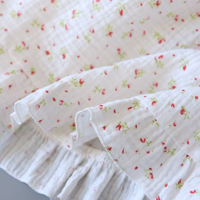 The Sleeveless Cotton Shorts Pajama Set