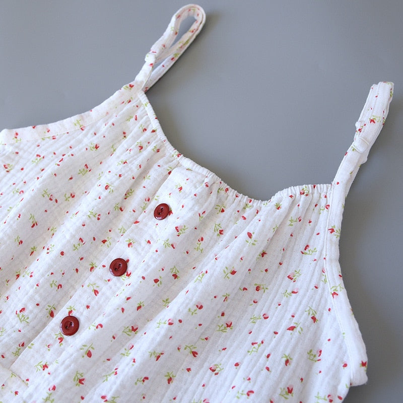 The Sleeveless Cotton Shorts Pajama Set