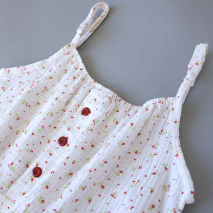 The Sleeveless Cotton Shorts Pajama Set