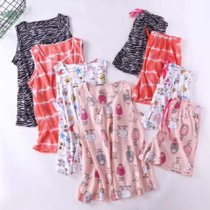 The Cotton Women's Casual Shorts Pajama Set