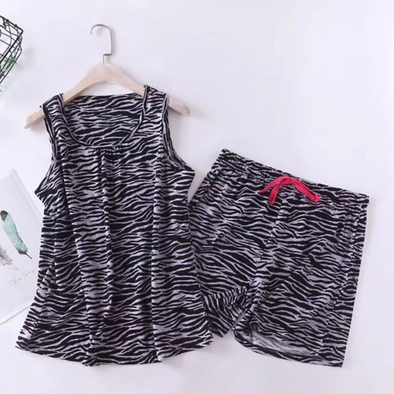 The Cotton Women's Casual Shorts Pajama Set