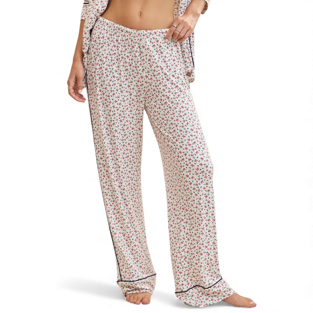 Christmas Themed Printed Pajama For Women