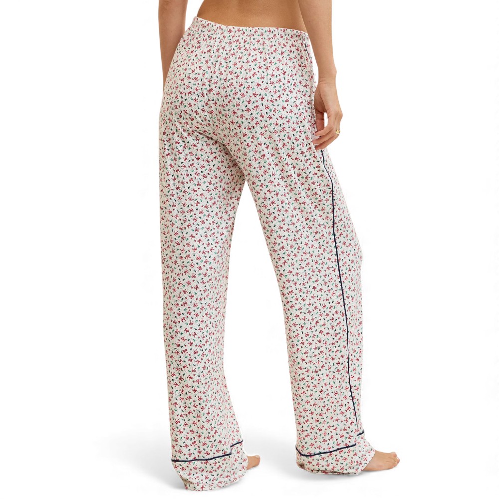 Christmas Themed Printed Pajama For Women