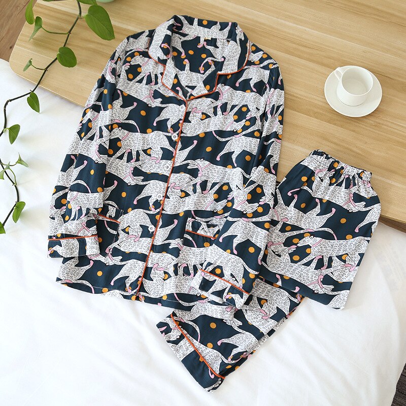 Classic Printed Pajama Set