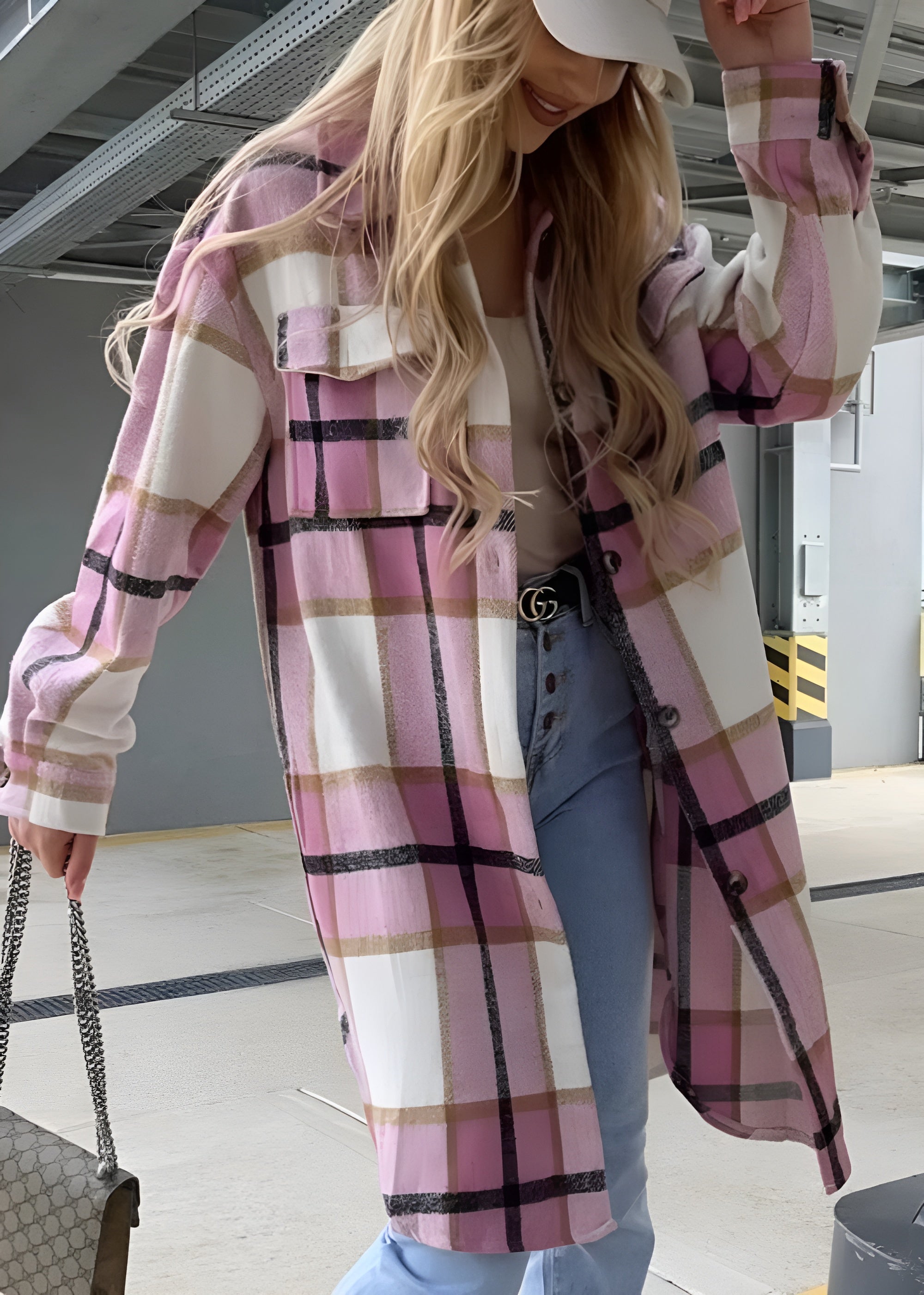 Long Sleeve Plaid Patterned Shirt-My Comfy Blouse