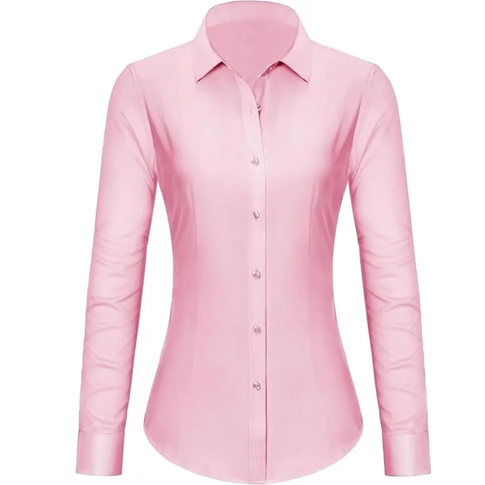 Wrinkle Free Button Down Shirts For Women-My Comfy Blouse