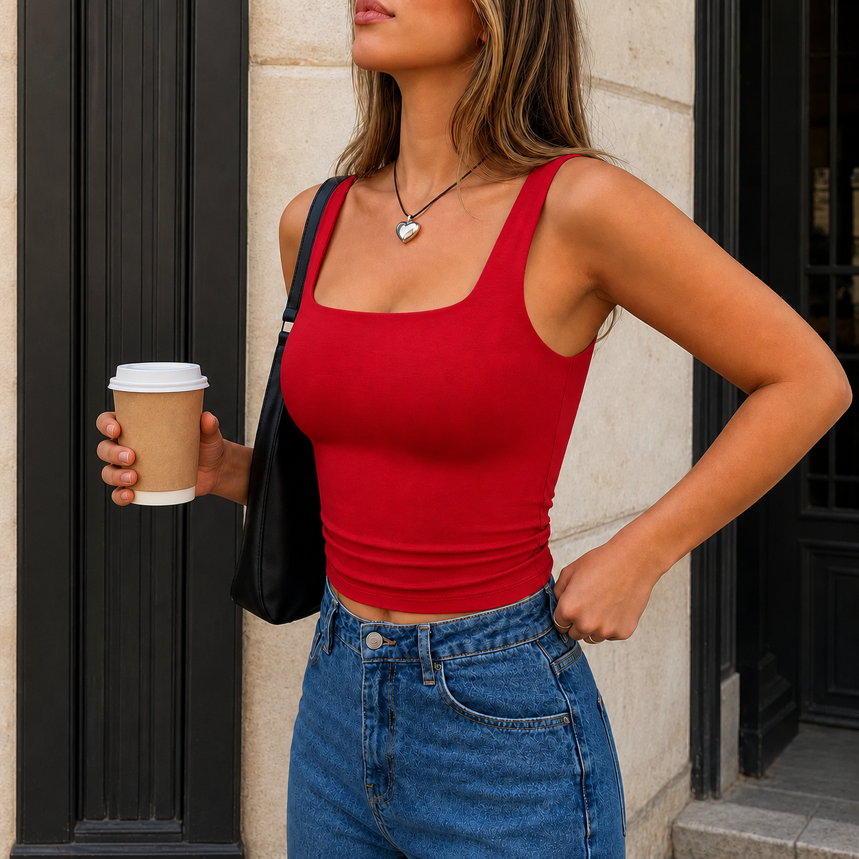 Summer Double Lined Crop Tops For Women