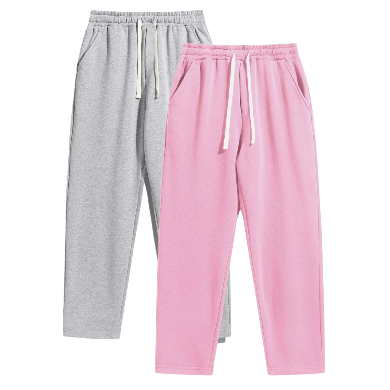 2 Pieces Casual Sweatpants With Pockets For Men