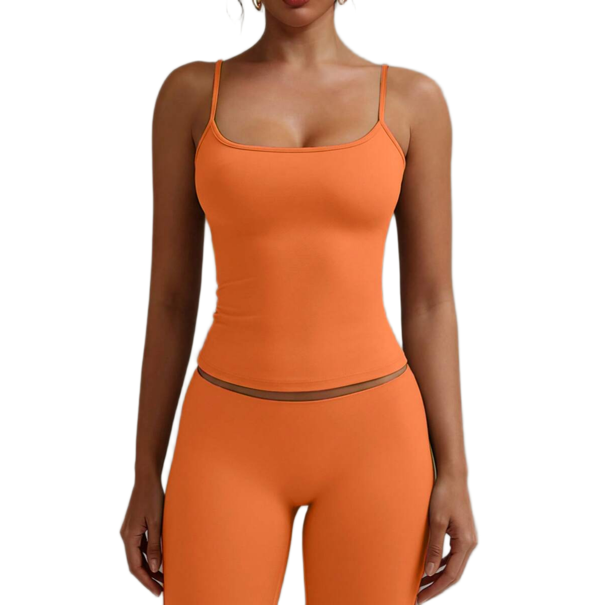 Backless Camisole Elastic Casual Spaghetti Strap Top For Women