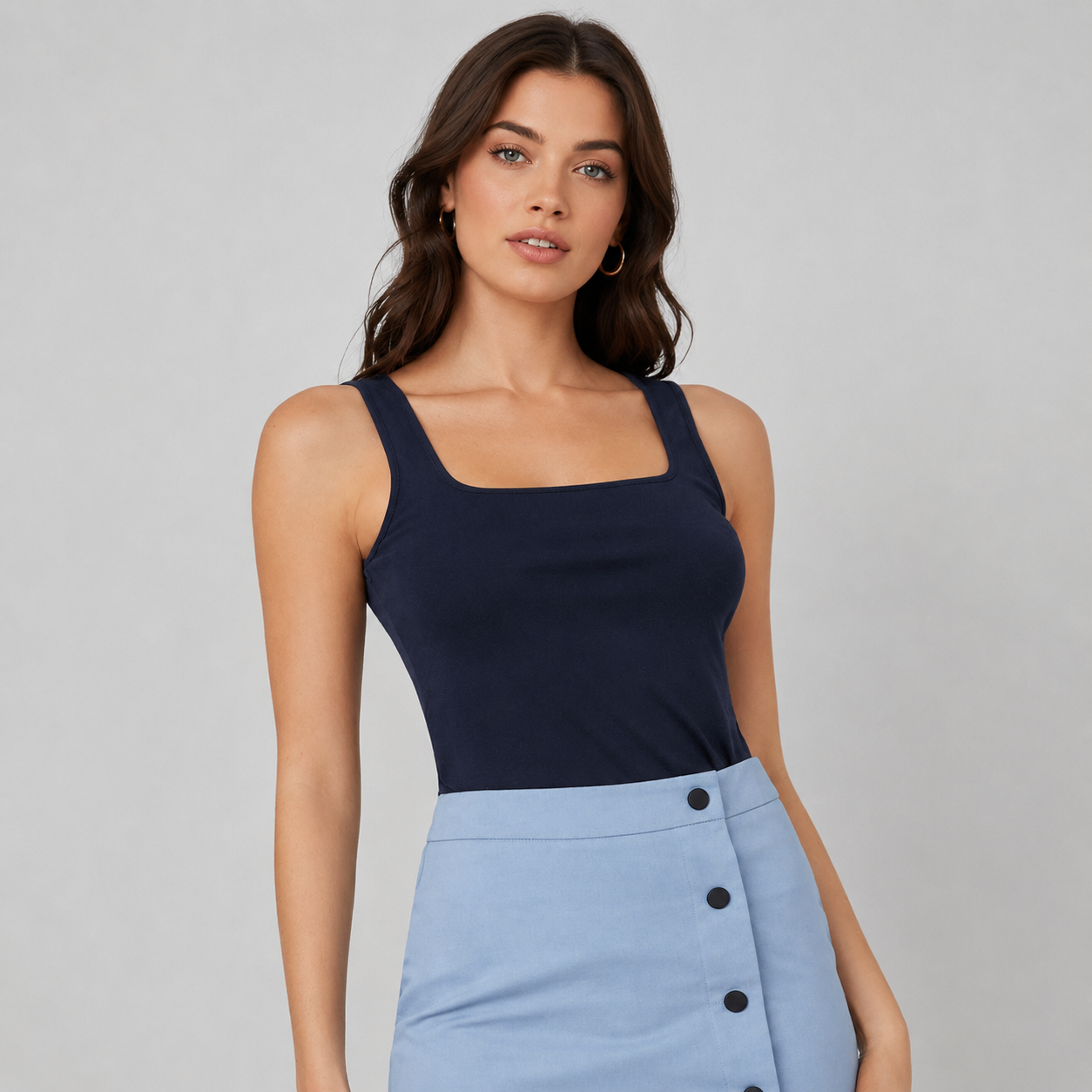 Casual Versatile Solid Tank Top For Women