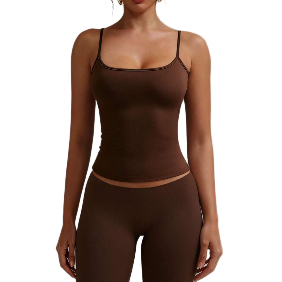 Backless Camisole Elastic Casual Spaghetti Strap Top For Women