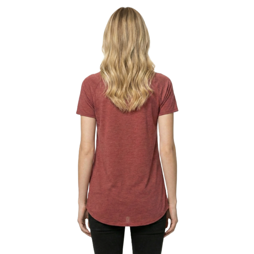 Long Tunic T Shirt With Short Sleeves And Casual Fit For Women