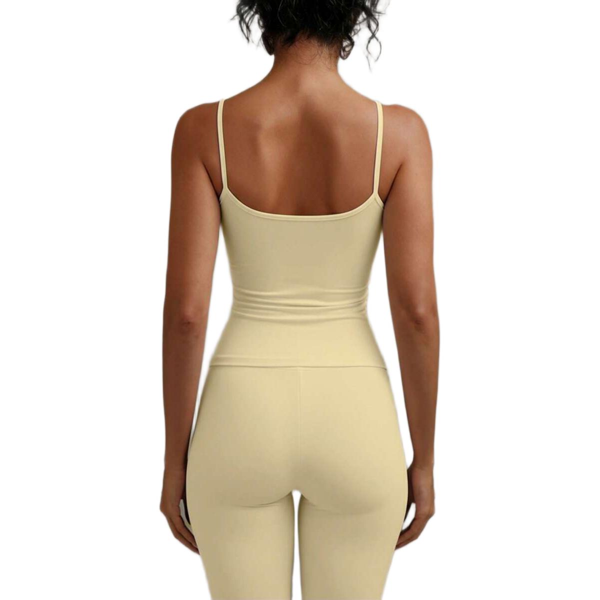 Backless Camisole Elastic Casual Spaghetti Strap Top For Women
