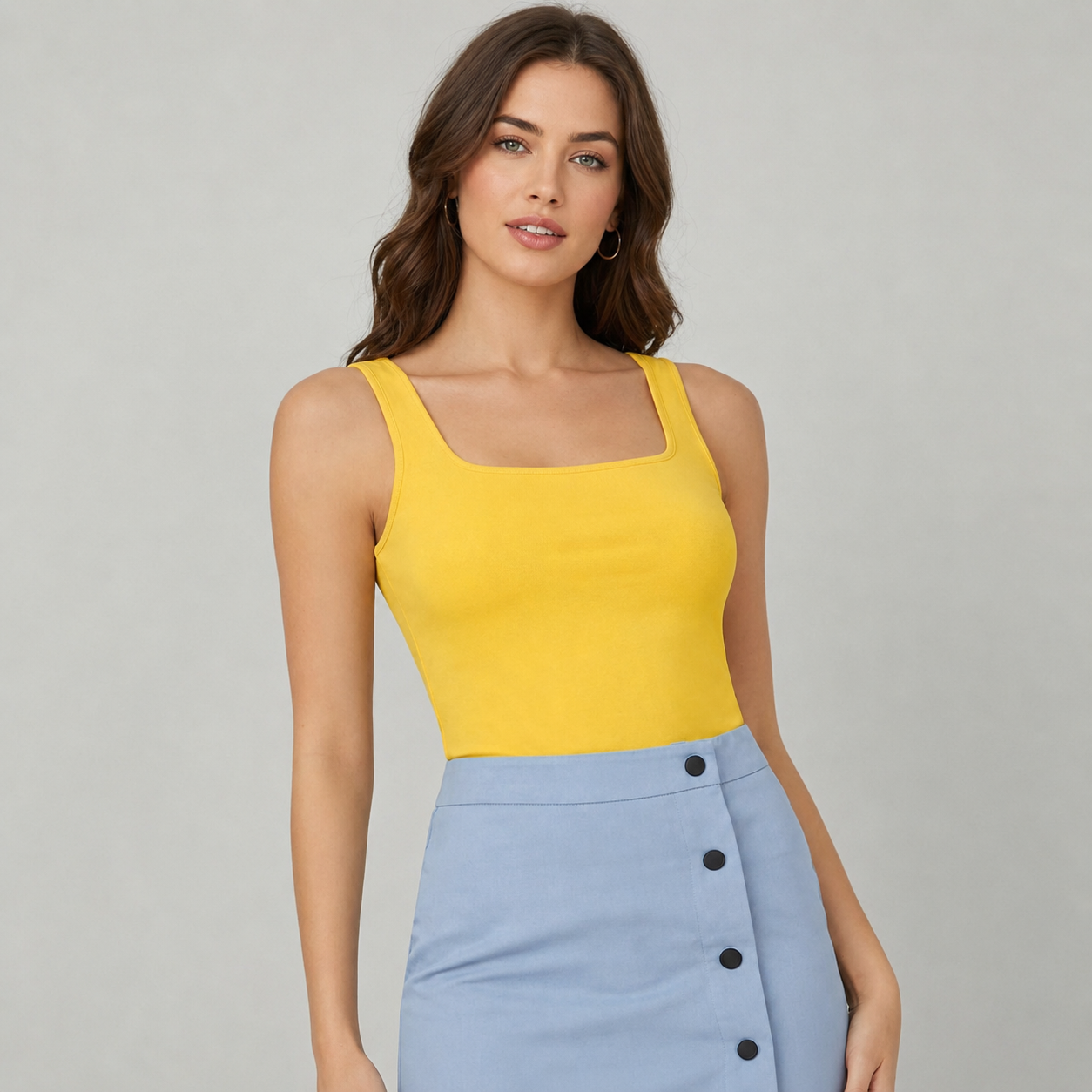 Casual Versatile Solid Tank Top For Women