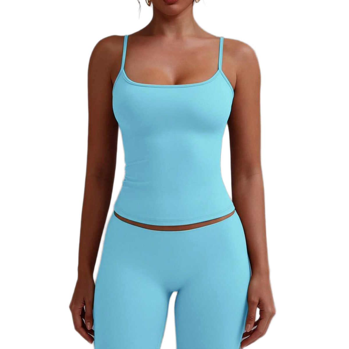 Backless Camisole Elastic Casual Spaghetti Strap Top For Women