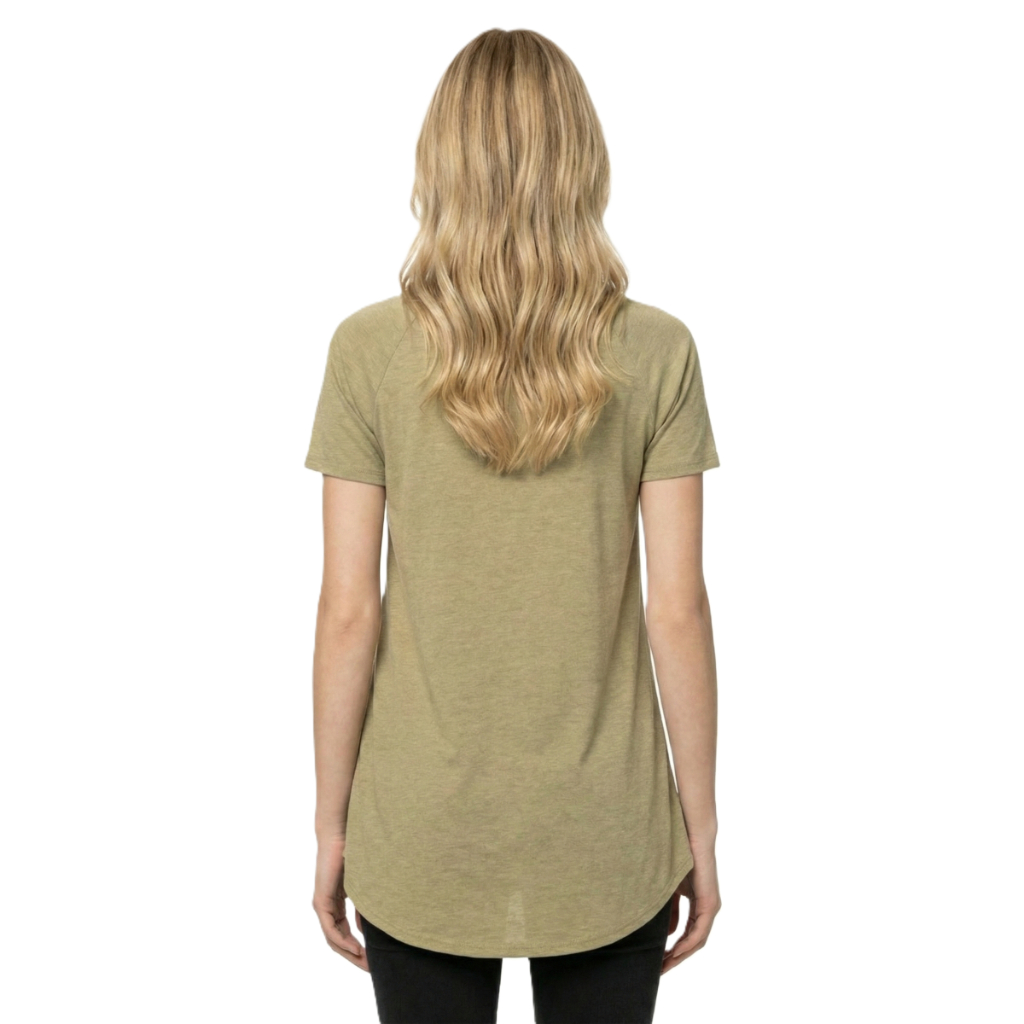 Long Tunic T Shirt With Short Sleeves And Casual Fit For Women