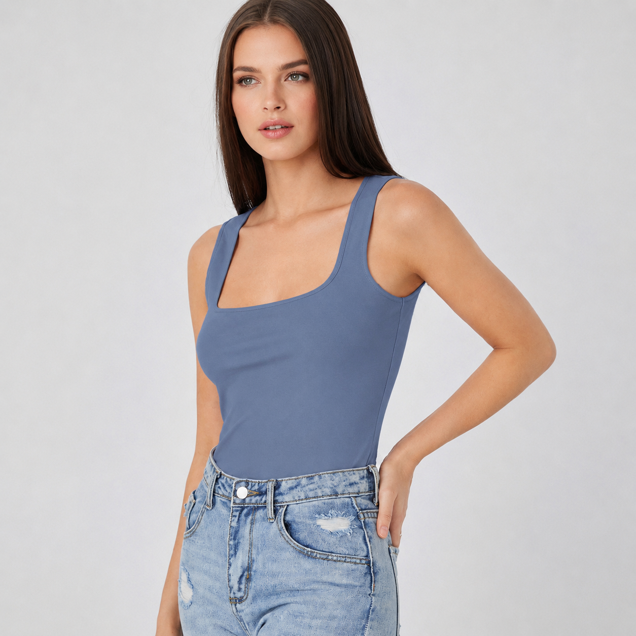 Casual Versatile Solid Tank Top For Women