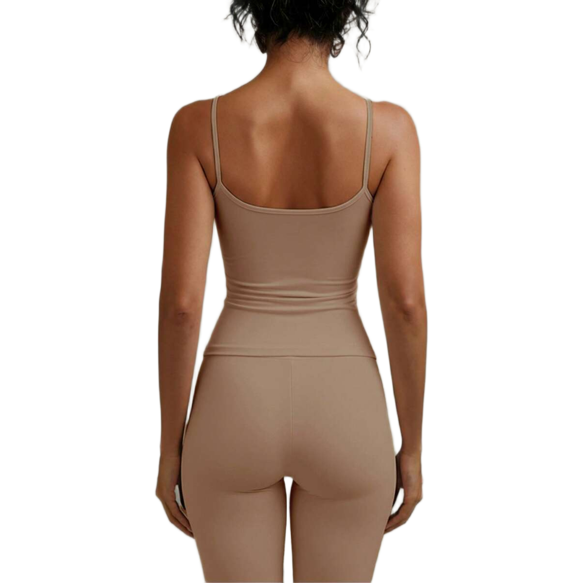 Backless Camisole Elastic Casual Spaghetti Strap Top For Women