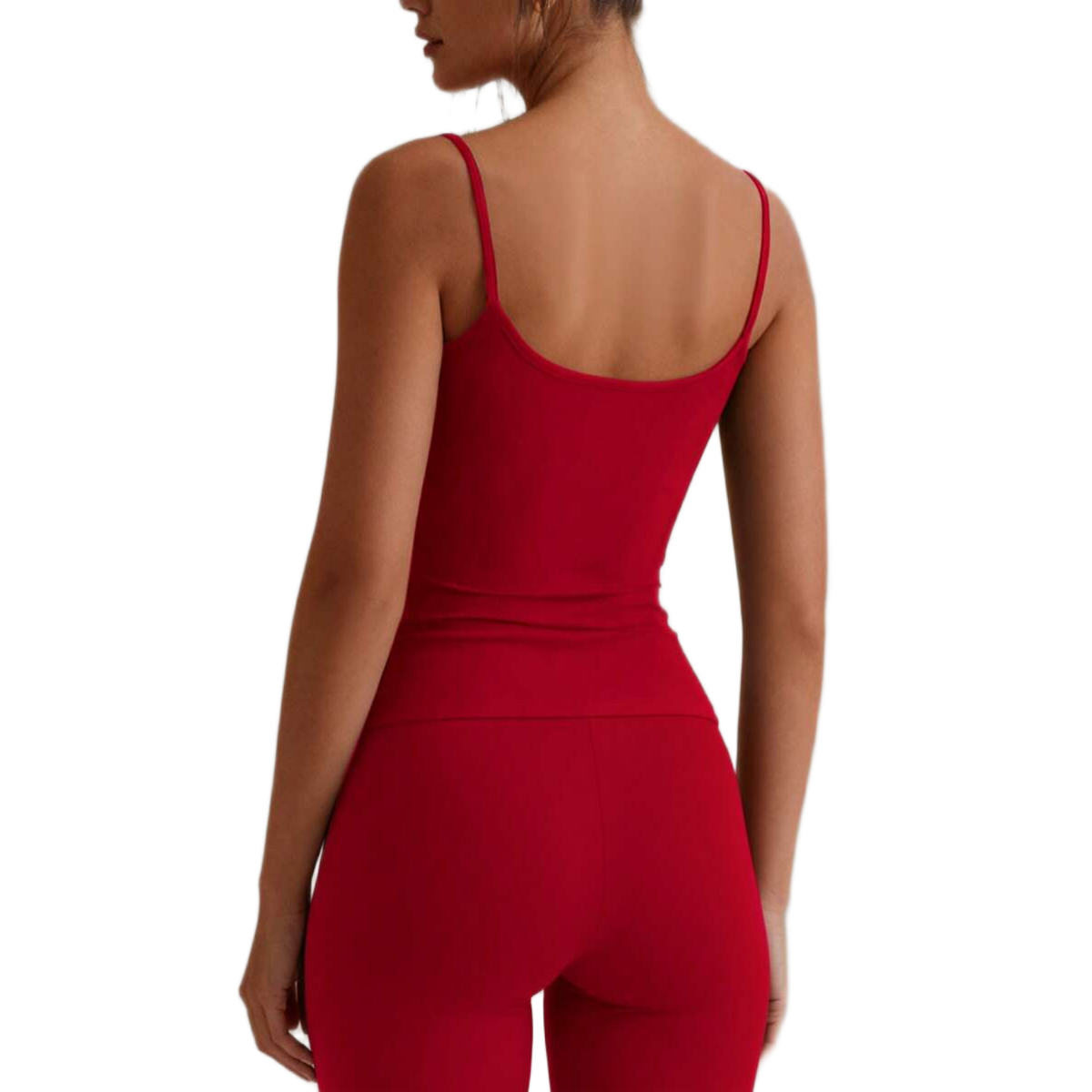 Backless Camisole Elastic Casual Spaghetti Strap Top For Women