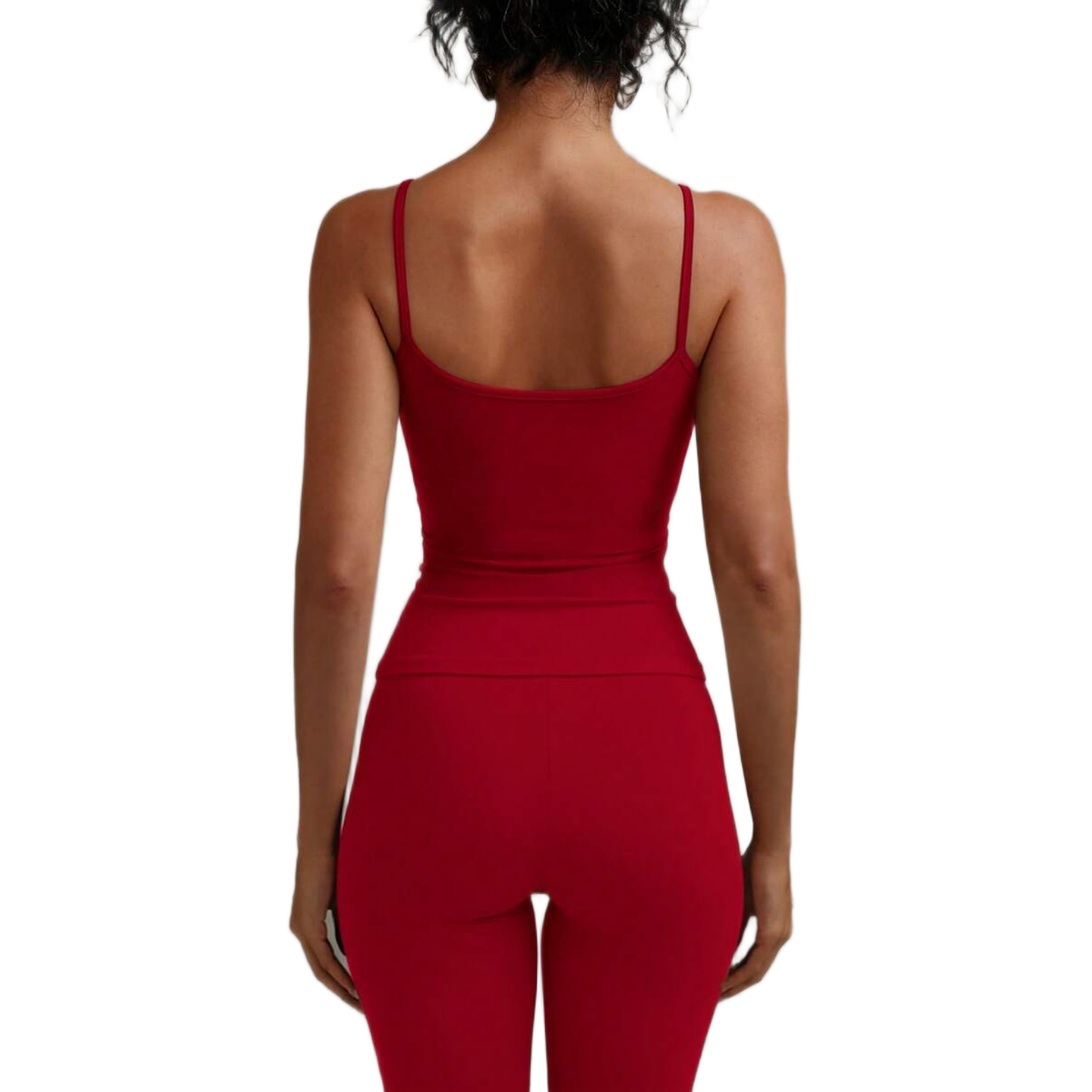 Backless Camisole Elastic Casual Spaghetti Strap Top For Women