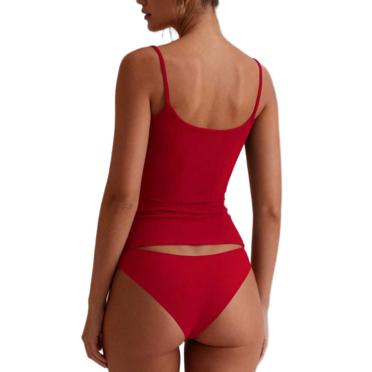 Backless Camisole Elastic Casual Spaghetti Strap Top For Women