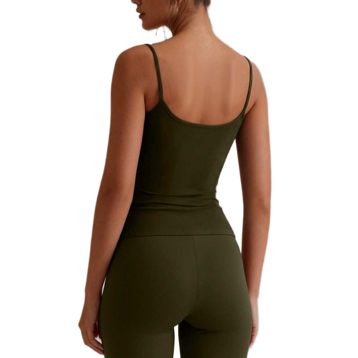 Backless Camisole Elastic Casual Spaghetti Strap Top For Women