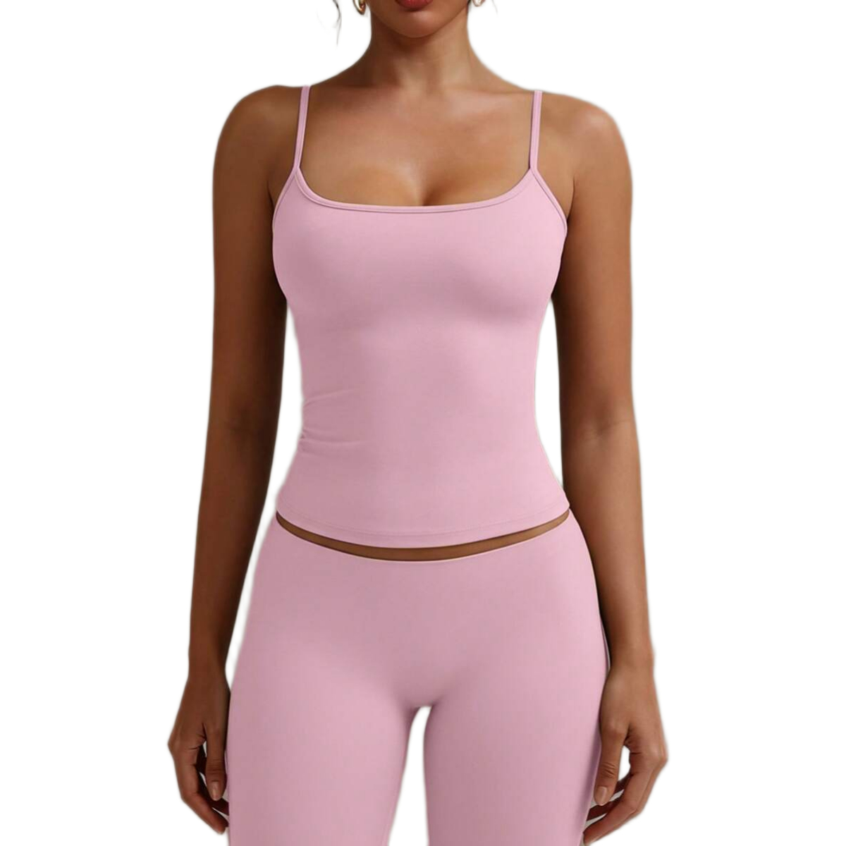 Backless Camisole Elastic Casual Spaghetti Strap Top For Women
