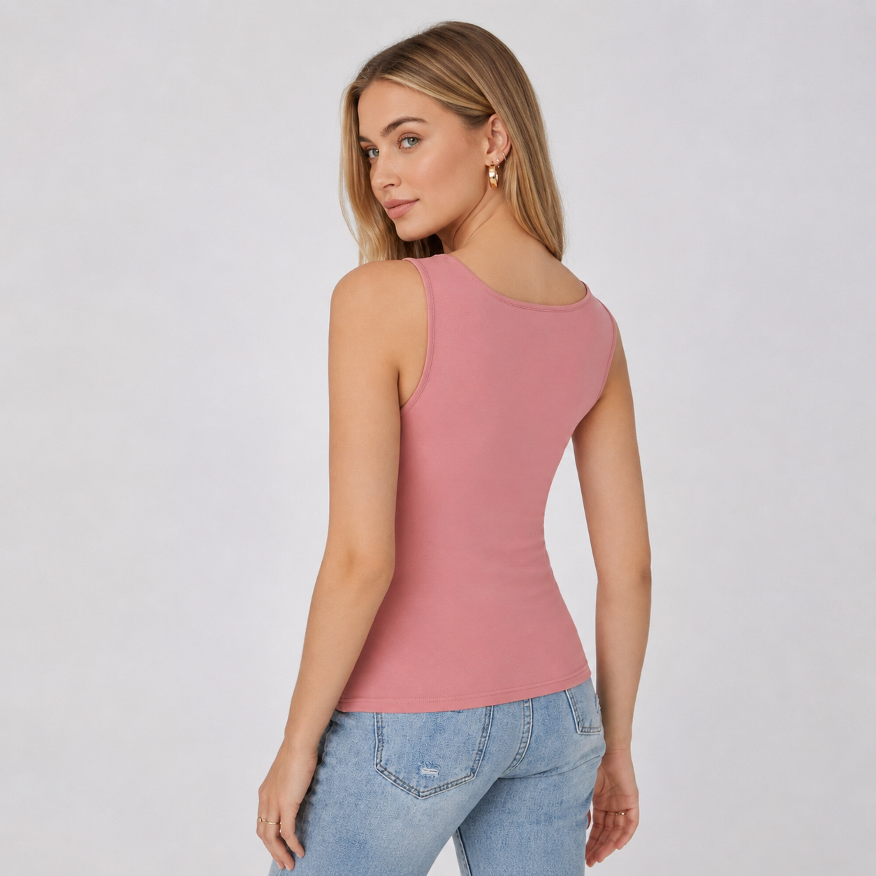 Casual Versatile Solid Tank Top For Women