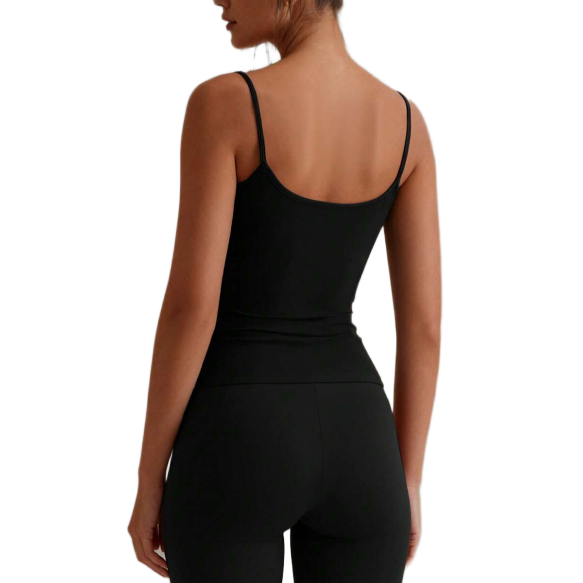 Backless Camisole Elastic Casual Spaghetti Strap Top For Women