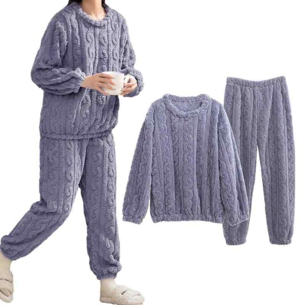 Cozy Knit Two Piece Loungewear Set-My Comfy Blouse
