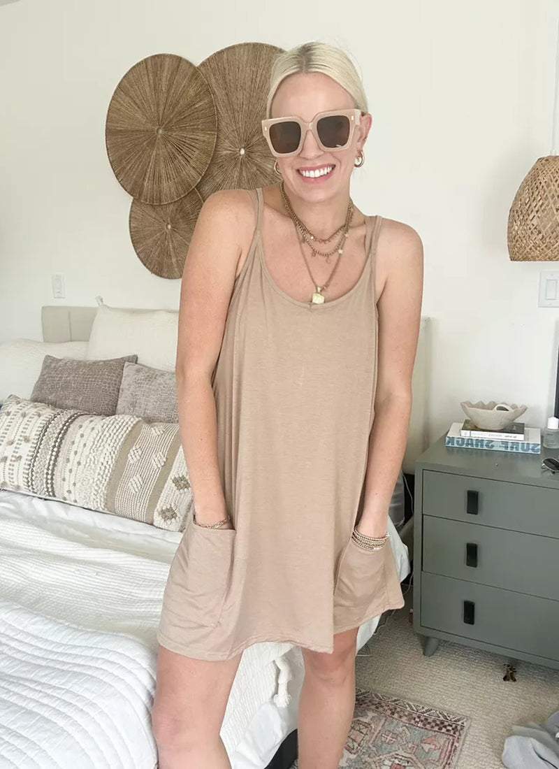 Summer Wide Mini Dress-My Comfy Blouse