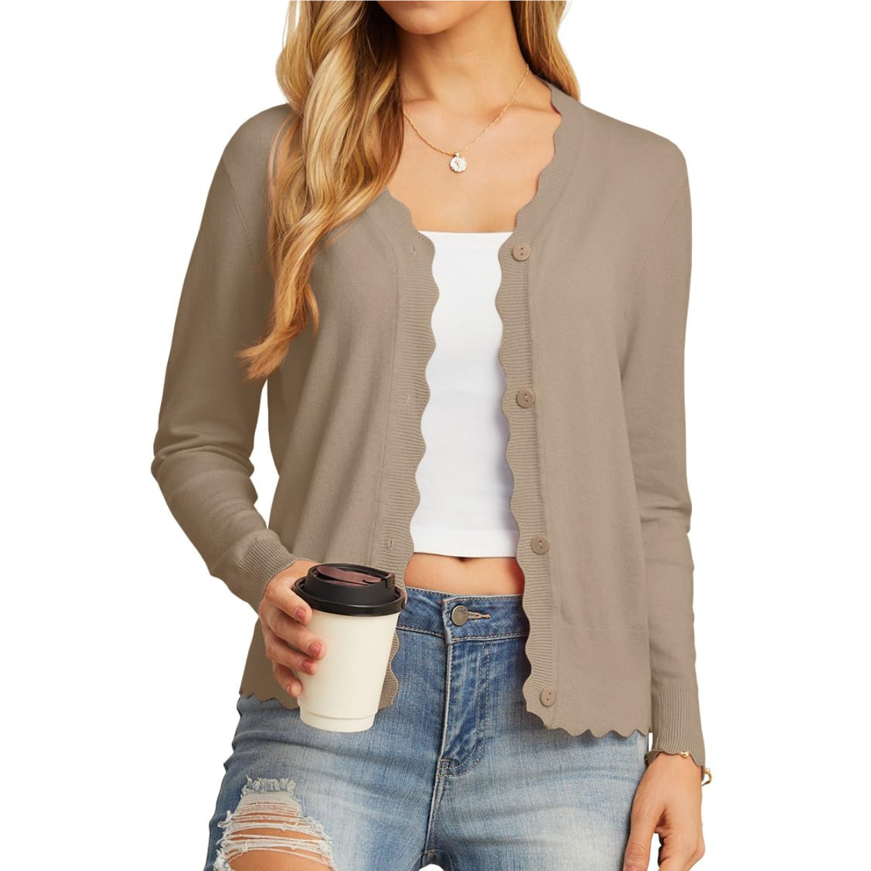 Long Sleeve Cardigan Sweater For Everyday Wear For Women