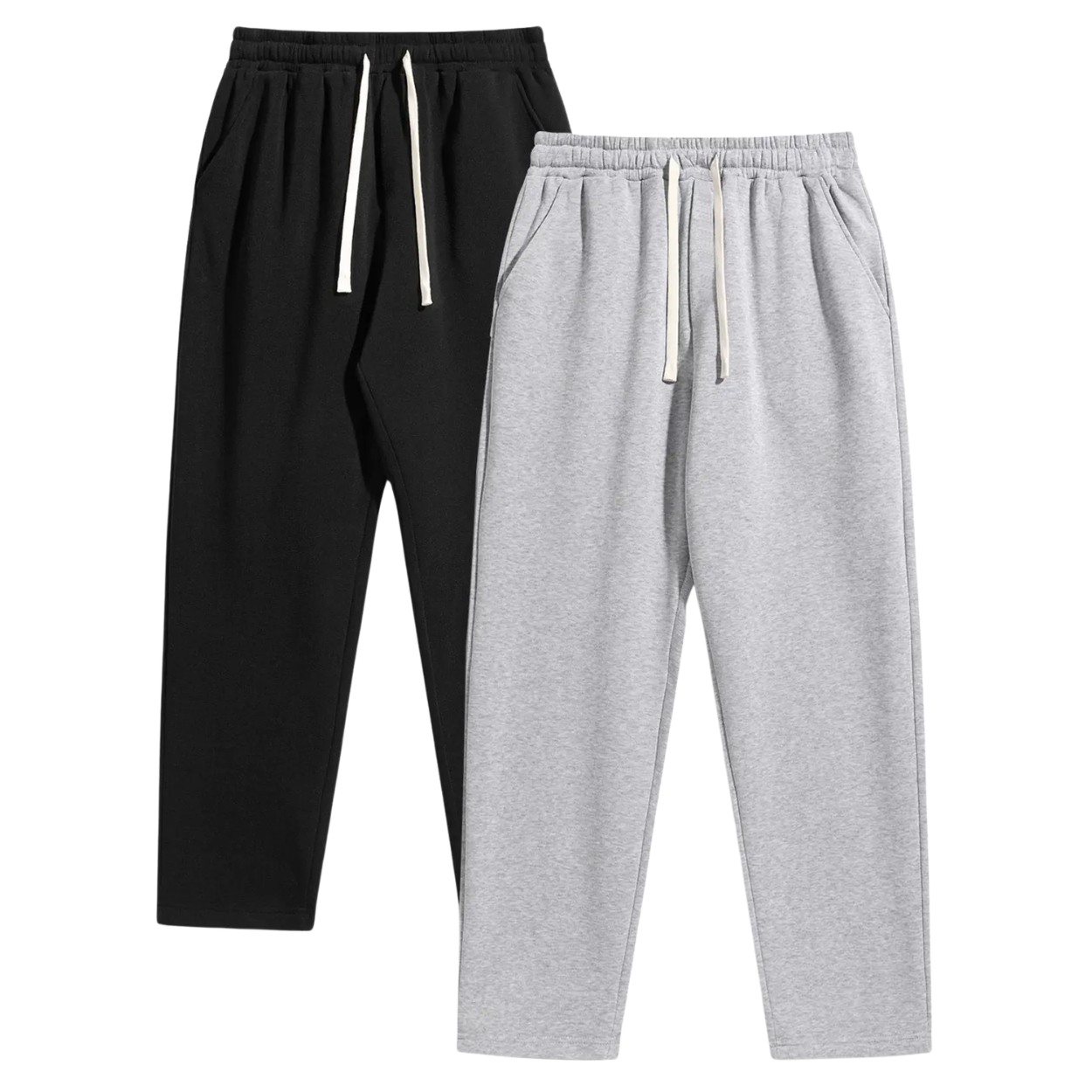 2 Pieces Casual Sweatpants With Pockets For Men