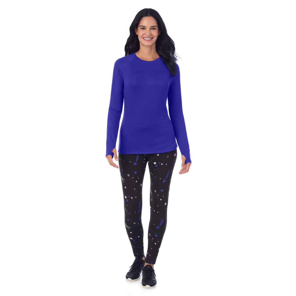 Versatile Two Piece Thermal Layer Set With Top And Leggings-My Comfy Blouse