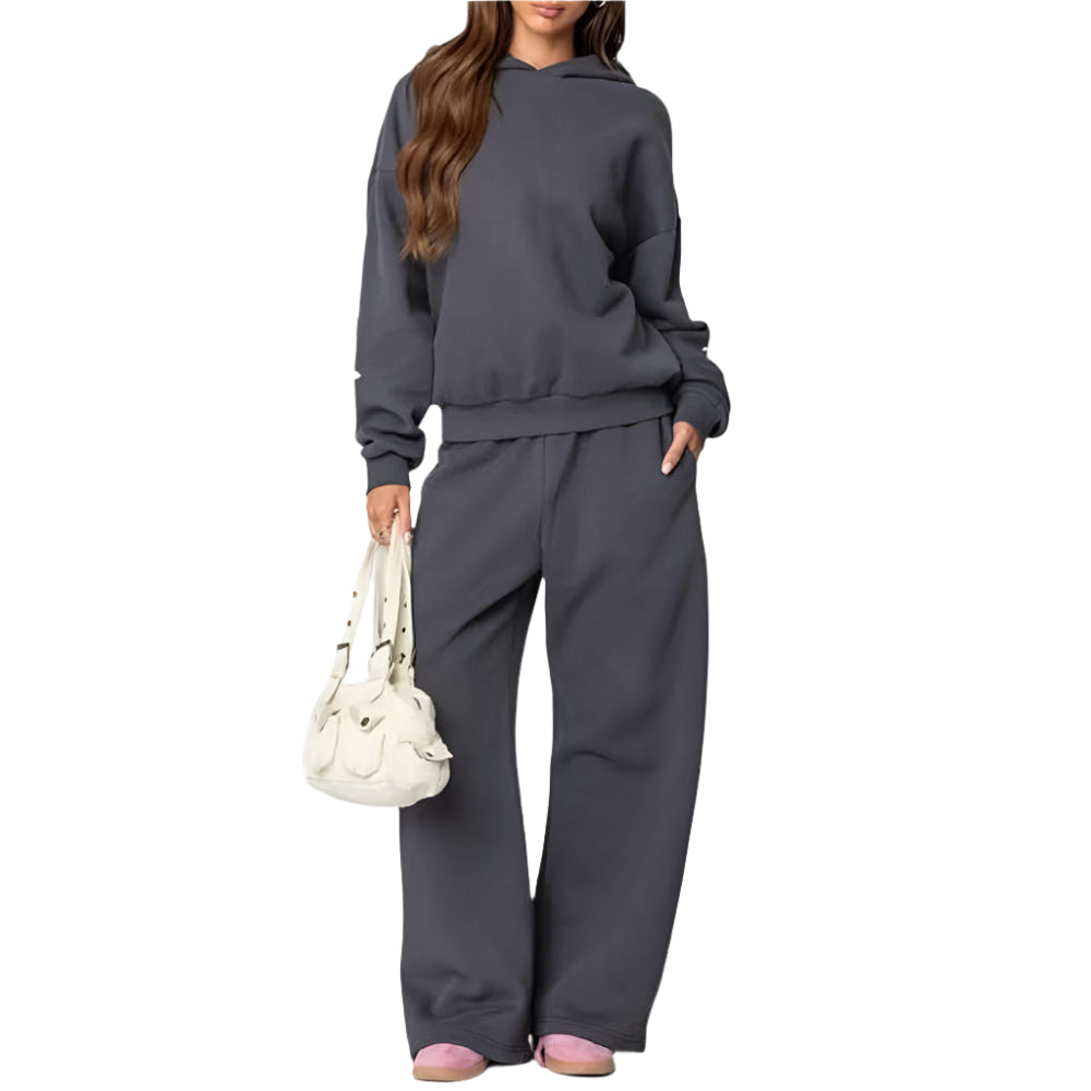 Two Piece Oversized Hoodie And Sweatpants Set-My Comfy Blouse