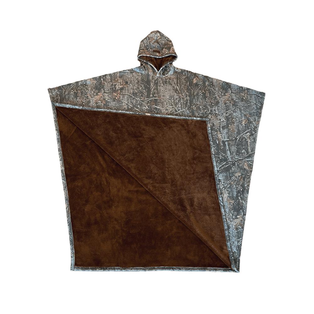 Warm Hooded Poncho With Soft Lining-My Comfy Blouse