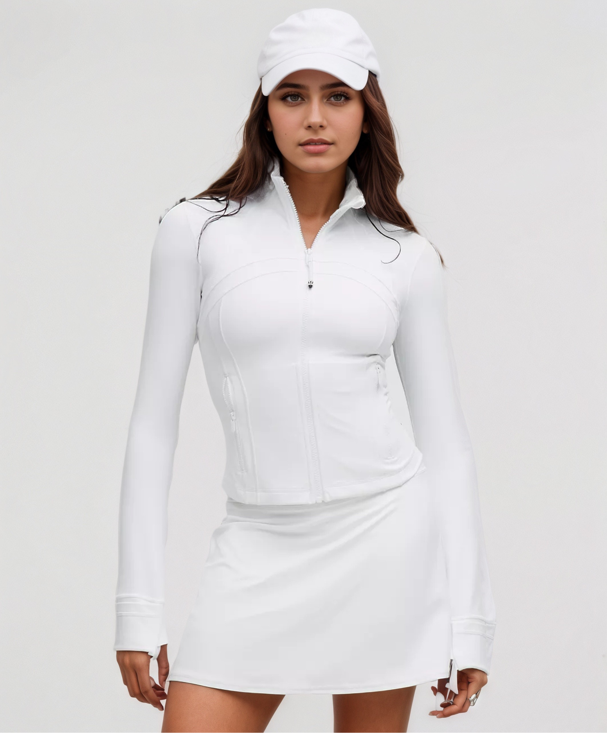 High Mobility Cropped Zip Jacket-My Comfy Blouse