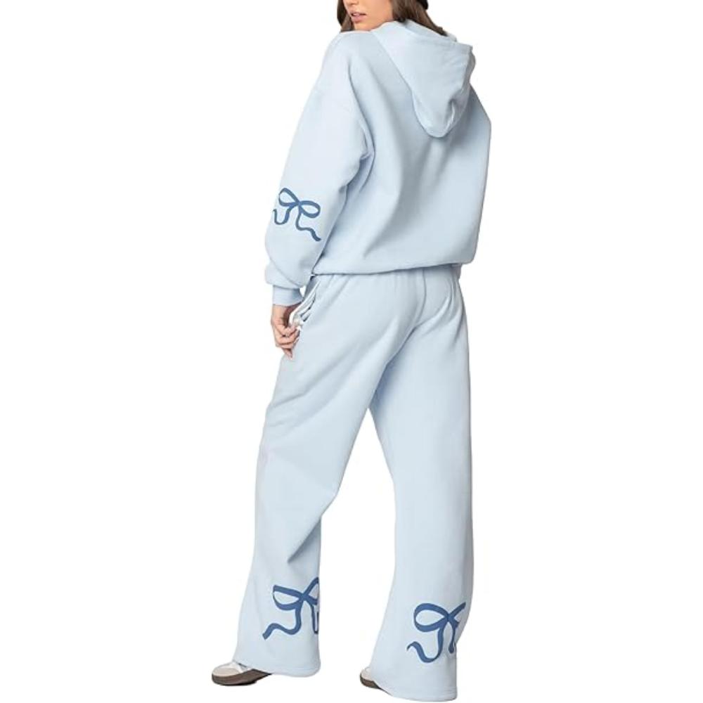 Two Piece Oversized Hoodie And Sweatpants Set-My Comfy Blouse