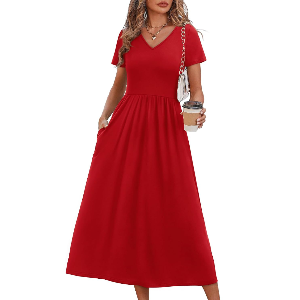 Casual Flowy Summer Beach Aline Dresses For Women