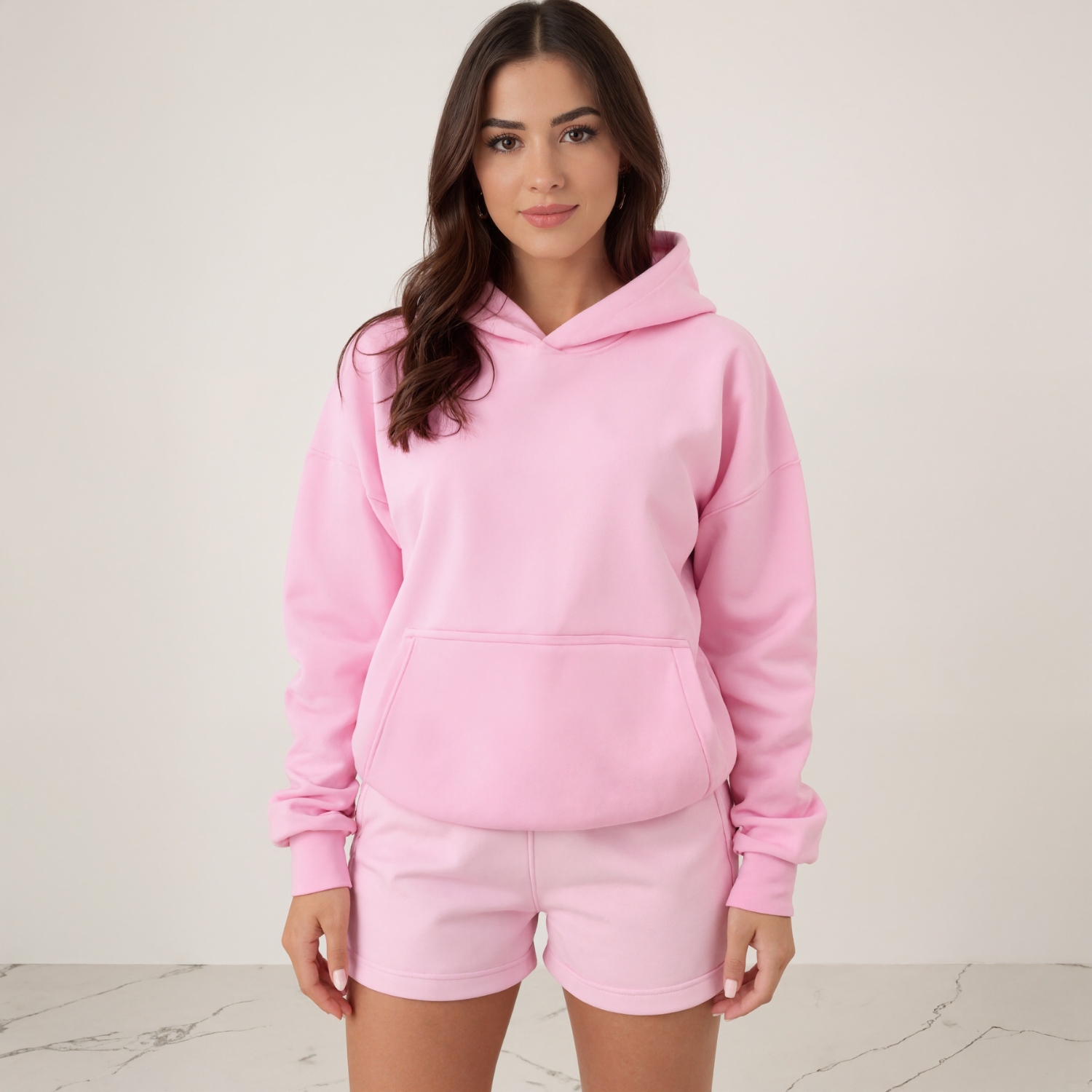 Pastel Top And Shorts Matching Set